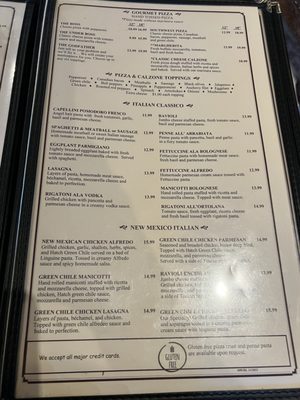 Menu photo 2 Pasta Cafe Roswell, NM