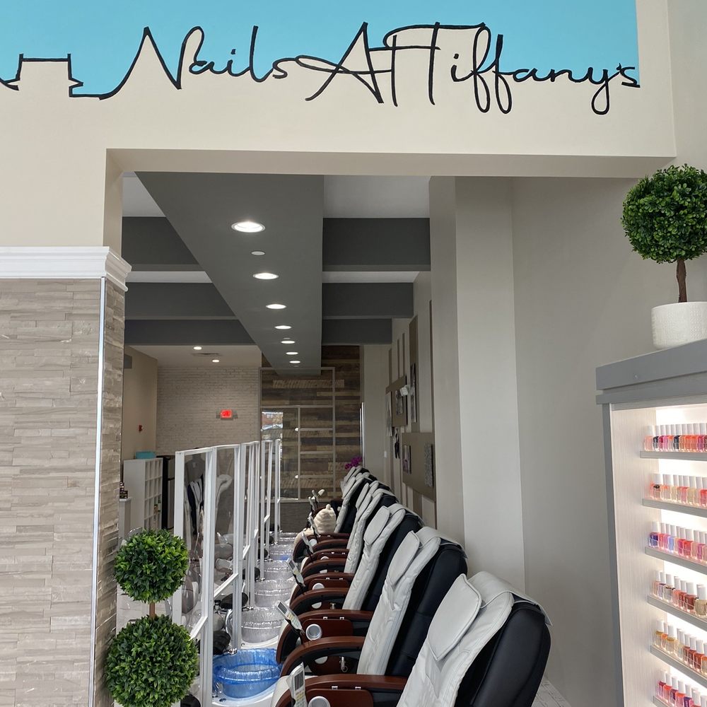 Nails At Tiffany's Ashburn - Beautiful mural with 'Nails At Tiffany's - Nail Salons Near Me - Ashburn, Virginia