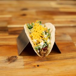 Misfit Tacos - Southern State of Mind - Savory Slow Smoked Pulled Pork, Rich BBQ Sauce, Shredded Cheddar Cheese, topped with Traditional Creamy Slaw