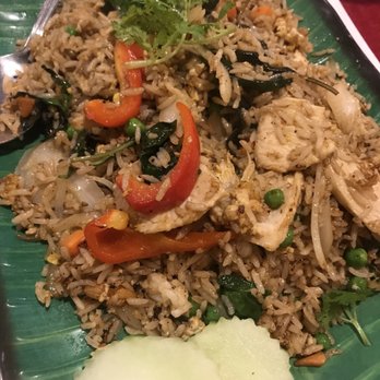 Thai Garden - Spicy fried rice with chicken - Thai Near Me - Oceanside, California Thai Garden - Spicy fried rice with chicken - Thai Near Me - Oceanside, California