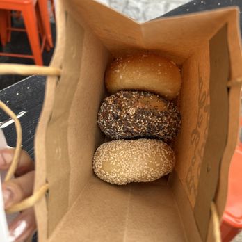 PopUp Bagels - Salt bagel, everything bagel, sesame bagel - Bagels Near Me - La Jolla, California