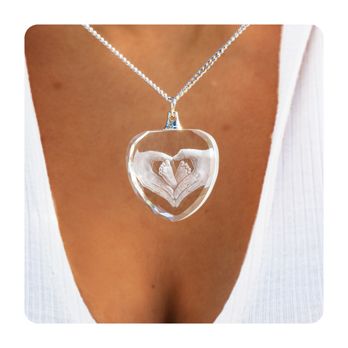 Crystal Laser Gifts.com - Crystal Necklace Heart - Home Decor Near Me - Sunrise, Florida