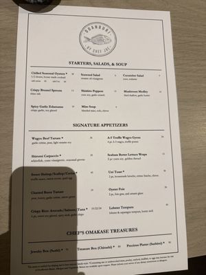 Menu photo 8 Doanburi Las Vegas, NV