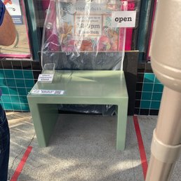 You call and place your order and they give it through this window.