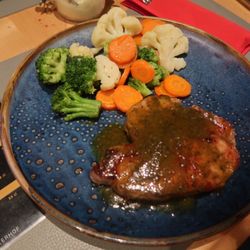 T-bone pork steak