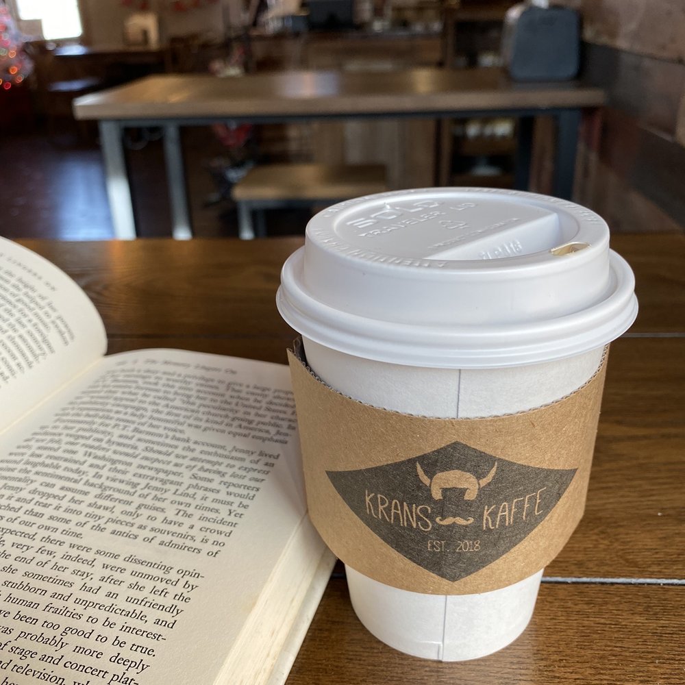 Krans Kafe - Seating area, latte - Coffee & Tea Near Me - Bishop Hill, Illinois Krans Kafe - Seating area, latte - Coffee & Tea Near Me - Bishop Hill, Illinois
