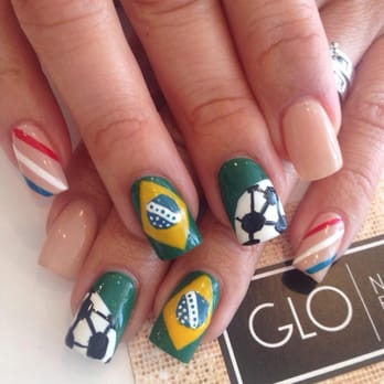 GLO Nail Bar - On my way to Brasil, for World Cup! - Nail Salons Near Me - Costa Mesa, California GLO Nail Bar - On my way to Brasil, for World Cup! - Nail Salons Near Me - Costa Mesa, California