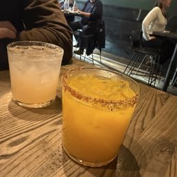 Mango margarita and Paloma Mango margarita and Paloma