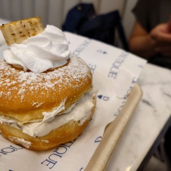 Donutique - Banana cream donut. - Coffee & Tea Near Me - Las Vegas, Nevada Donutique - Banana cream donut. - Coffee & Tea Near Me - Las Vegas, Nevada