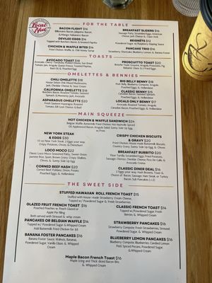 Menu photo 1 The Local Nod Cafe Huntington Beach, CA