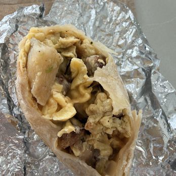 El Poblano - Breakfast burrito (handheld) - Food Trucks Near Me - Parker, Colorado