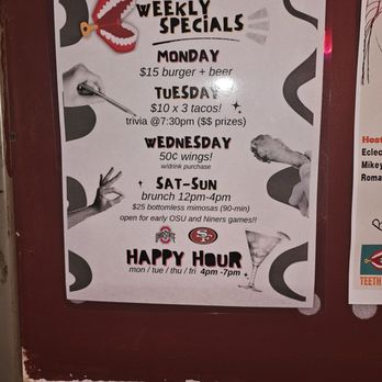 Teeth - Advertisement flyer - Bars Near Me - San Francisco, California