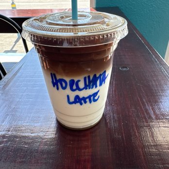 Bae Tea Coffee - Iced horchata latte, 16 oz, two shots - Coffee & Tea Near Me - San Jose, California