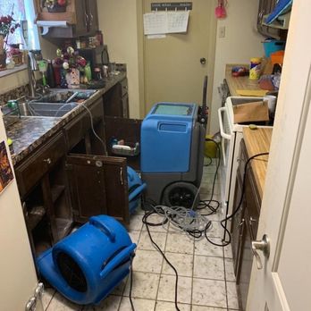 Laredo Water Damage & Restoration - Drying equipment in kitchen - Damage Restoration Near Me Laredo Water Damage & Restoration - Drying equipment in kitchen - Damage Restoration Near Me