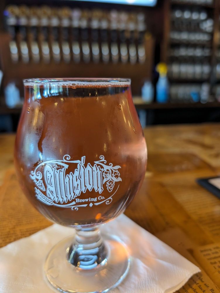 Food from Allusion Brewery