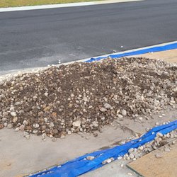 Discount Landscape Supply - Dirt with the rock we ordered