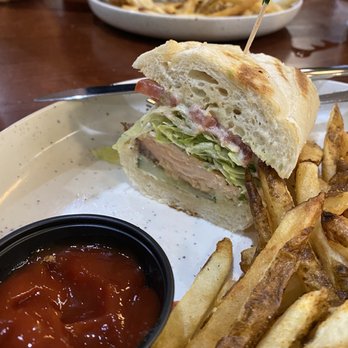 Hornets Nest Grille - Grilled Salmon Sandwich - American Near Me - Damascus, Maryland Hornets Nest Grille - Grilled Salmon Sandwich - American Near Me - Damascus, Maryland