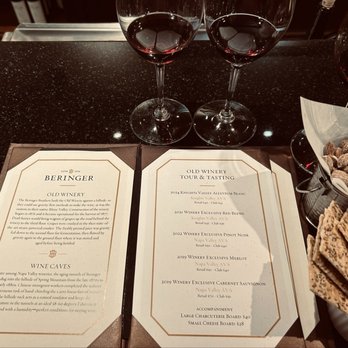 Beringer Vineyards - Tasting list - Wineries Near Me - St. Helena, California Beringer Vineyards - Tasting list - Wineries Near Me - St. Helena, California