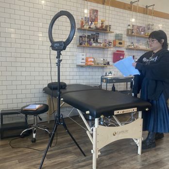 Fait Maison - Chai prepping her station for me - Tattoo Near Me - Bayonne, New Jersey