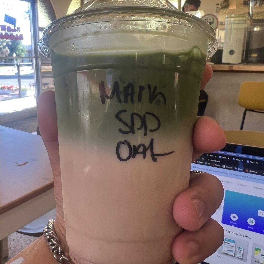 Slow Bloom Coffee - Strawberry day dream with oat milk - Coffee & Tea Near Me - Redlands, California Slow Bloom Coffee - Strawberry day dream with oat milk - Coffee & Tea Near Me - Redlands, California