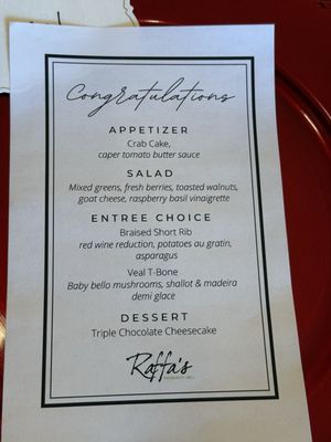 Menu photo 1 Raffa's Waterfront Grill Kingwood, TX Menu photo 1 Raffa's Waterfront Grill Kingwood, TX