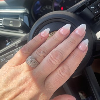 Modern Nails & Spa - Ombré pink and white nails by Lily. - Nail Salons Near Me - Marco Island, Florida Modern Nails & Spa - Ombré pink and white nails by Lily. - Nail Salons Near Me - Marco Island, Florida