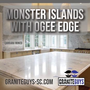 Granite Guys - Monster islands with ogee edge. - Countertop Installation Near Me - Moncks Corner, South Carolina Granite Guys - Monster islands with ogee edge. - Countertop Installation Near Me - Moncks Corner, South Carolina