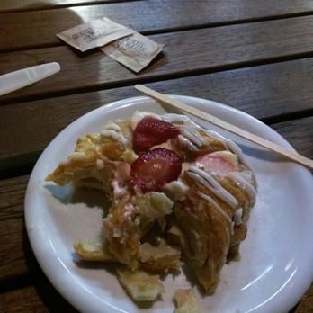 Dripp - Strawberry cheese Danish. Wasn't great at all. It tasted as if it was sitting all day and the butter/oil settled all the way to the bottom. - Coffee & Tea Near Me - Fullerton, California