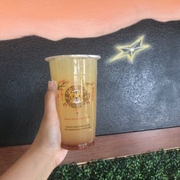 Cute social media wall with Sun City mural of the lone star