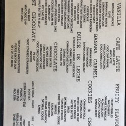 Central Lansing Nutrition - Shake menu