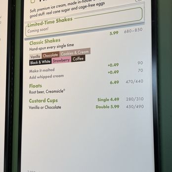 Shake Shack - Shake menu 10/25 - Hot Dogs Near Me - Zionsville, Indiana Shake Shack - Shake menu 10/25 - Hot Dogs Near Me - Zionsville, Indiana