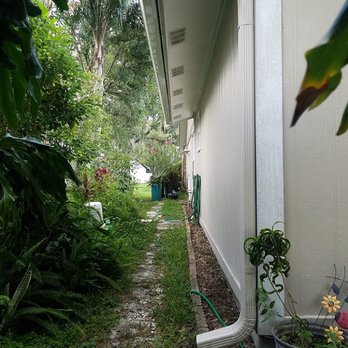 Gutter Doctor - Gutters and downspouts shown. They helped us match house & trim colors. - Gutter Services Near Me - Lutz, Florida