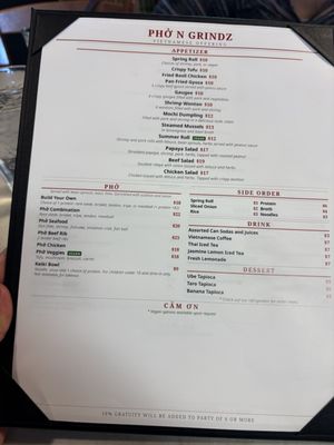 Menu photo 7 Pho N Grindz Kailua, HI