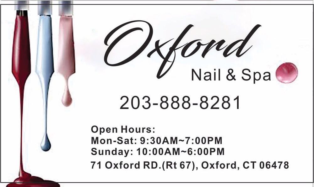 Services Offered By Oxford Nail And Spa