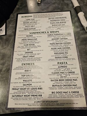 Menu photo 3 Drafts Sports Bar & Grill Crookston, MN