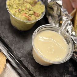Carnitas Taco Factory - Guacamole & Queso (served warm)