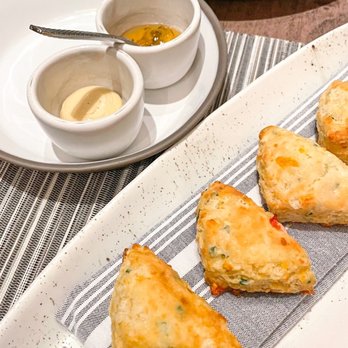 Peppervine - Pimento Cheese scones |Instagram @restaurant_aholic - New American Near Me - Charlotte, North Carolina