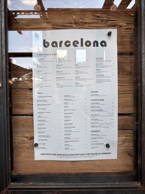 Menu photo 1 Barcelona Wine Bar Raleigh, NC