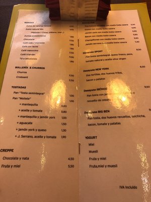 Menu photo 4 Gago 6 Seville, SE Menu photo 4 Gago 6 Seville, SE