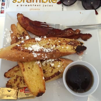 Scramble, a breakfast & lunch joint - The French French toast - Breakfast & Brunch Near Me - Phoenix, Arizona Scramble, a breakfast & lunch joint - The French French toast - Breakfast & Brunch Near Me - Phoenix, Arizona