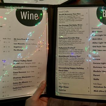 933 Speakeasy - Menu - Speakeasies Near Me - Lockport, Illinois