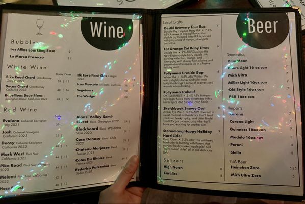 Menu photo 1 933 Speakeasy Lockport, IL