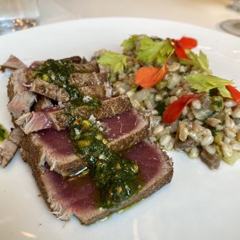 Fishing With Dynamite - Coriander Crusted Tuna - wonderful! - Seafood Near Me - Manhattan Beach, California Fishing With Dynamite - Coriander Crusted Tuna - wonderful! - Seafood Near Me - Manhattan Beach, California