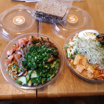 Salateam - Mediteraen salad and Make It Your Own with bread - Salad Near Me - Tarzana, California Salateam - Mediteraen salad and Make It Your Own with bread - Salad Near Me - Tarzana, California