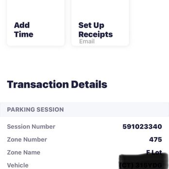Lovely Locs - Time stamp of paid parking at 2:15 PM LOT seconds from her salon room - Hair Stylists Near Me - West Hartford, Connecticut