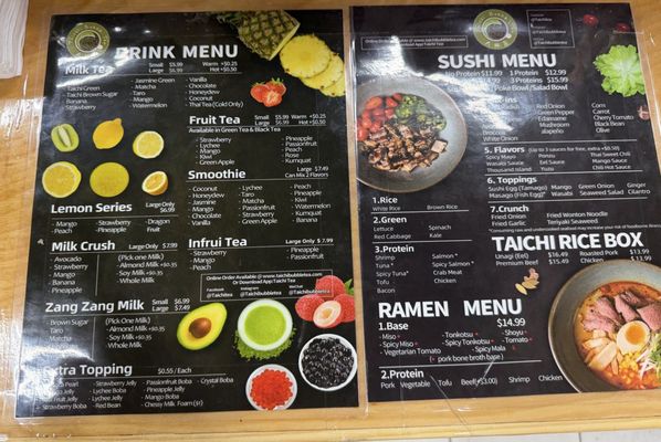 Menu photo 2 Taichi Bubble Tea Martinez, GA Menu photo 2 Taichi Bubble Tea Martinez, GA