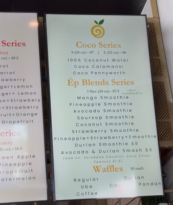 Menu photo 2 Ep Juicery Garden Grove, CA Menu photo 2 Ep Juicery Garden Grove, CA