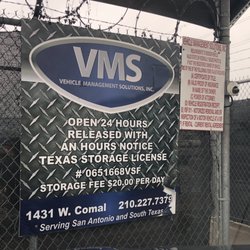 Vehicle Management Solutions - Sign outside