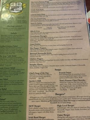 Menu photo 1 Flat Iron Café Cleveland, OH