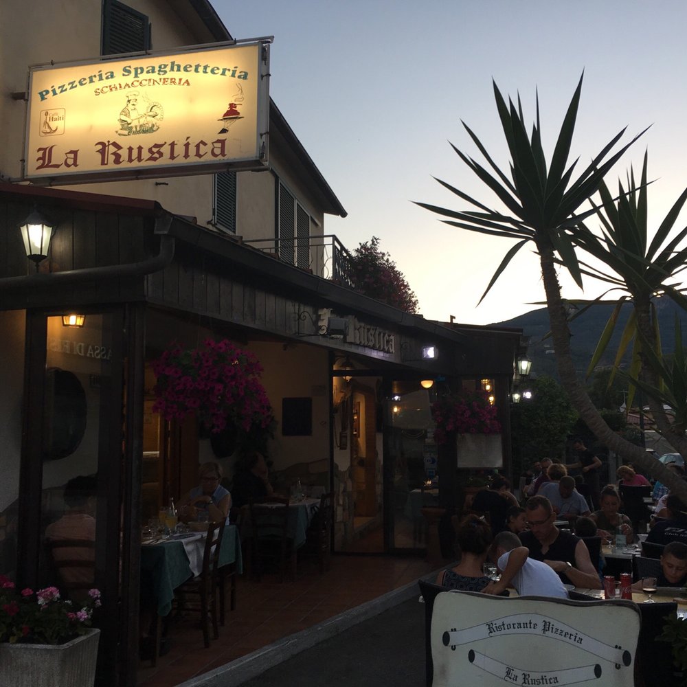 La Rustica - Outside of restaurant. From street - Tuscan Near Me - Campo Nell'elba, LI